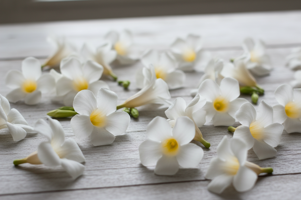 white puakenini scattered